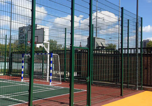 2Д забор для футбольной площадки в Екатеринбурге