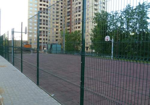 3Д забор для футбольной площадки в Екатеринбурге